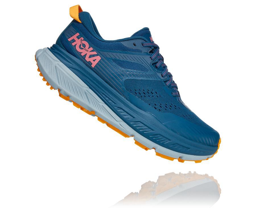 Tenis Hoka One One Trail Mujer Azules - Stinson Atr 6 - UNLG82103